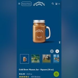 Chamberlain coffee cold brew mason jar